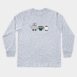 kettle train Kids Long Sleeve T-Shirt